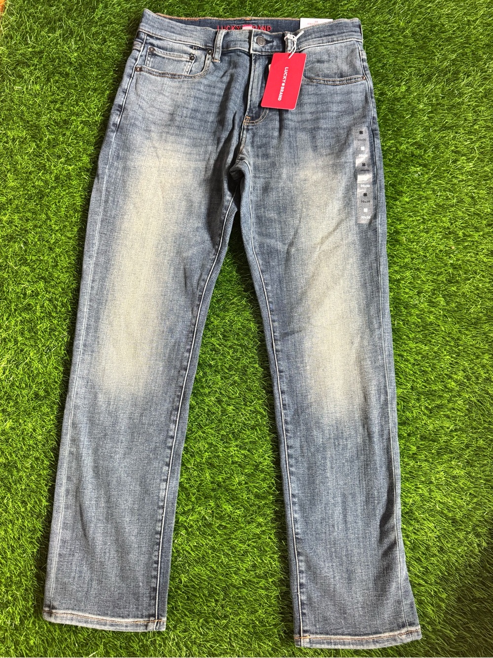 Lucky Brand Men's Light Blue Straight Jeans 30X30